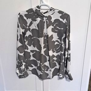 Calvin Klein Floral Print Blouse - Small